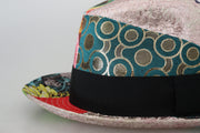 Eclectic Chic Multicolor Fedora Cap Dolce & Gabbana