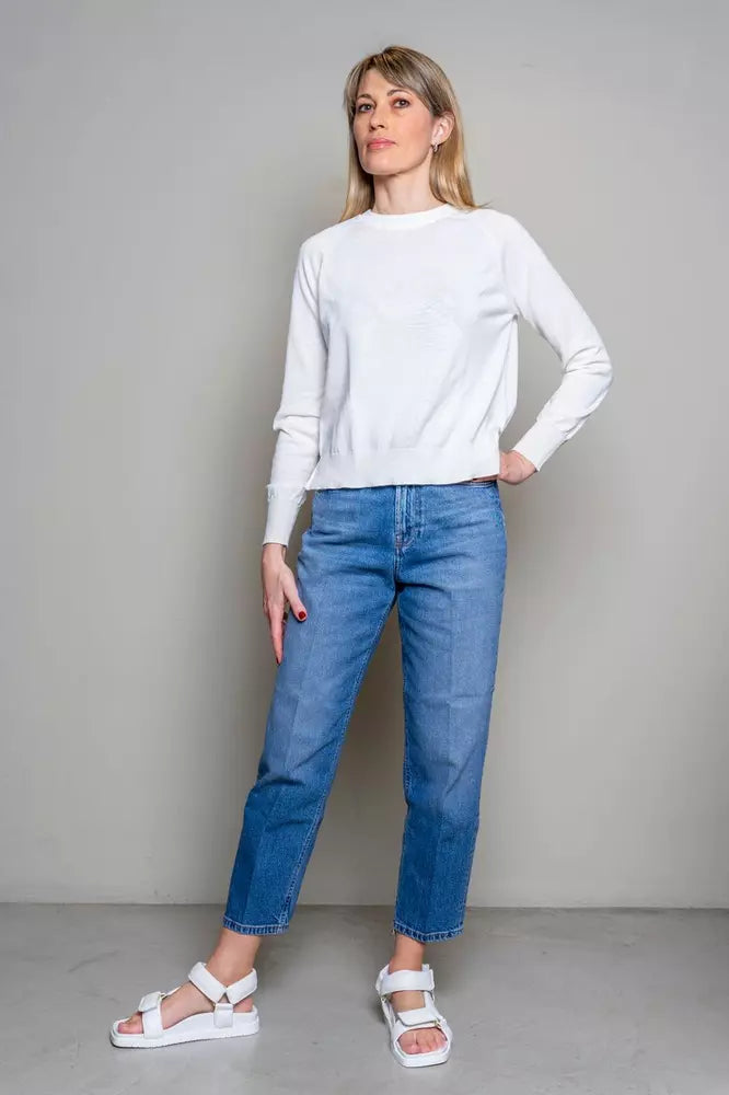 Elevated Blue High-Waist Denim for Women Don The Fuller