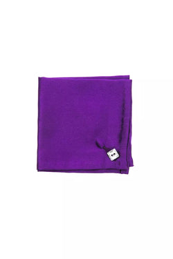 Purple Sisal Men Pocket Square Billionaire Italian Couture