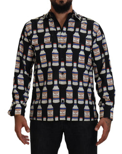 Elegant Silk Casual Long Sleeve Shirt Dolce & Gabbana