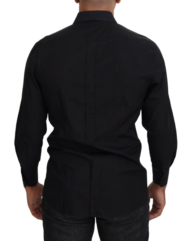 Elegant Black Formal Long Sleeve Shirt Dolce & Gabbana