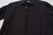 Elegant Black Formal Long Sleeve Shirt Dolce & Gabbana