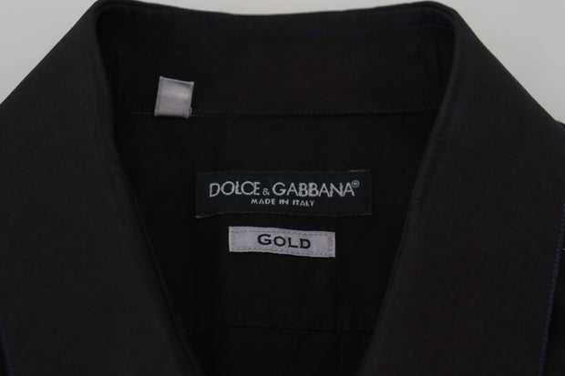 Elegant Black Formal Cotton Shirt Dolce & Gabbana