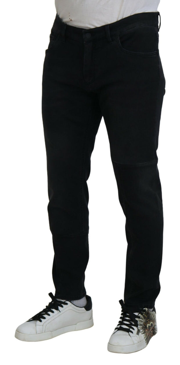 Chic Black Skinny Denim Jeans Dolce & Gabbana