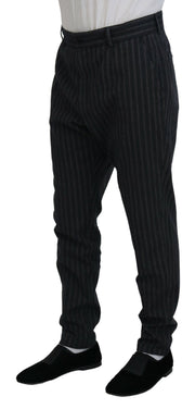 Elegant Striped Chino Dress Pants Dolce & Gabbana