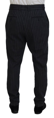 Elegant Striped Chino Dress Pants Dolce & Gabbana