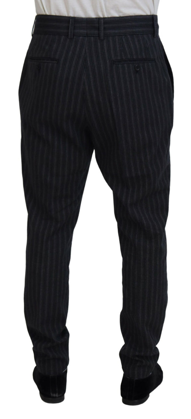 Elegant Striped Chino Dress Pants Dolce & Gabbana