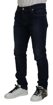 Sleek Skinny Jeans in Dark Blue Dolce & Gabbana