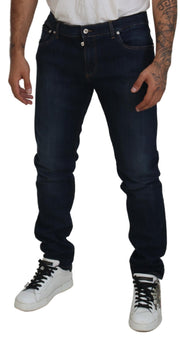 Sleek Skinny Jeans in Dark Blue Dolce & Gabbana