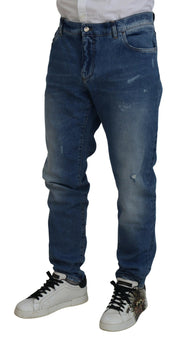 Exquisite Italian Skinny Denim Jeans Dolce & Gabbana