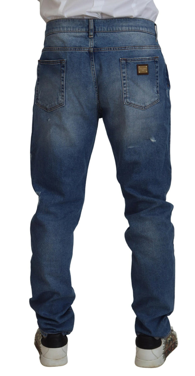 Exquisite Italian Skinny Denim Jeans Dolce & Gabbana