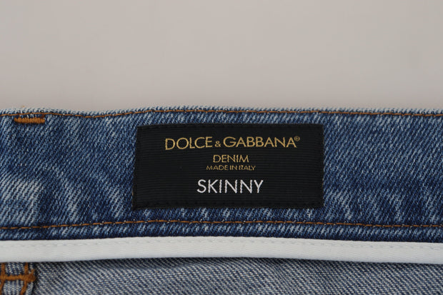 Exquisite Italian Skinny Denim Jeans Dolce & Gabbana