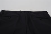 Elegant Black Dress Pants from Virgin Wool Blend Dolce & Gabbana