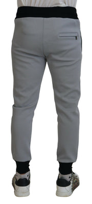 Elegant Grey Jogger Pants Dolce & Gabbana