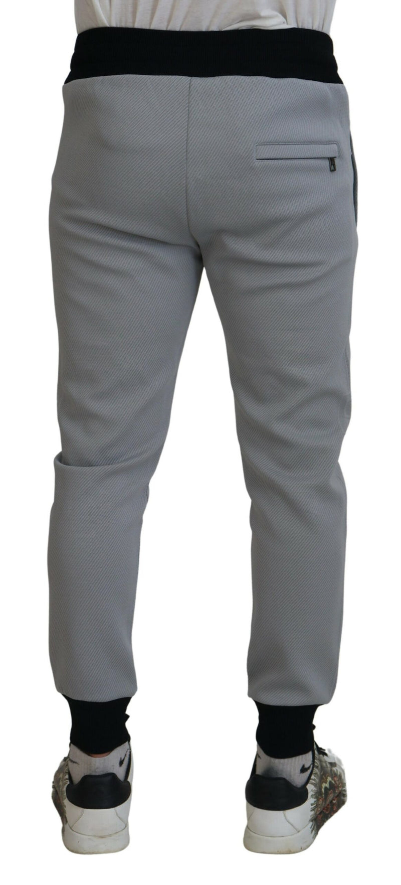 Elegant Grey Jogger Pants Dolce & Gabbana