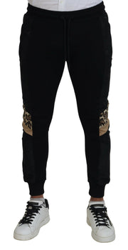 Elegant Black Jogger Pants for the Modern Man Dolce & Gabbana