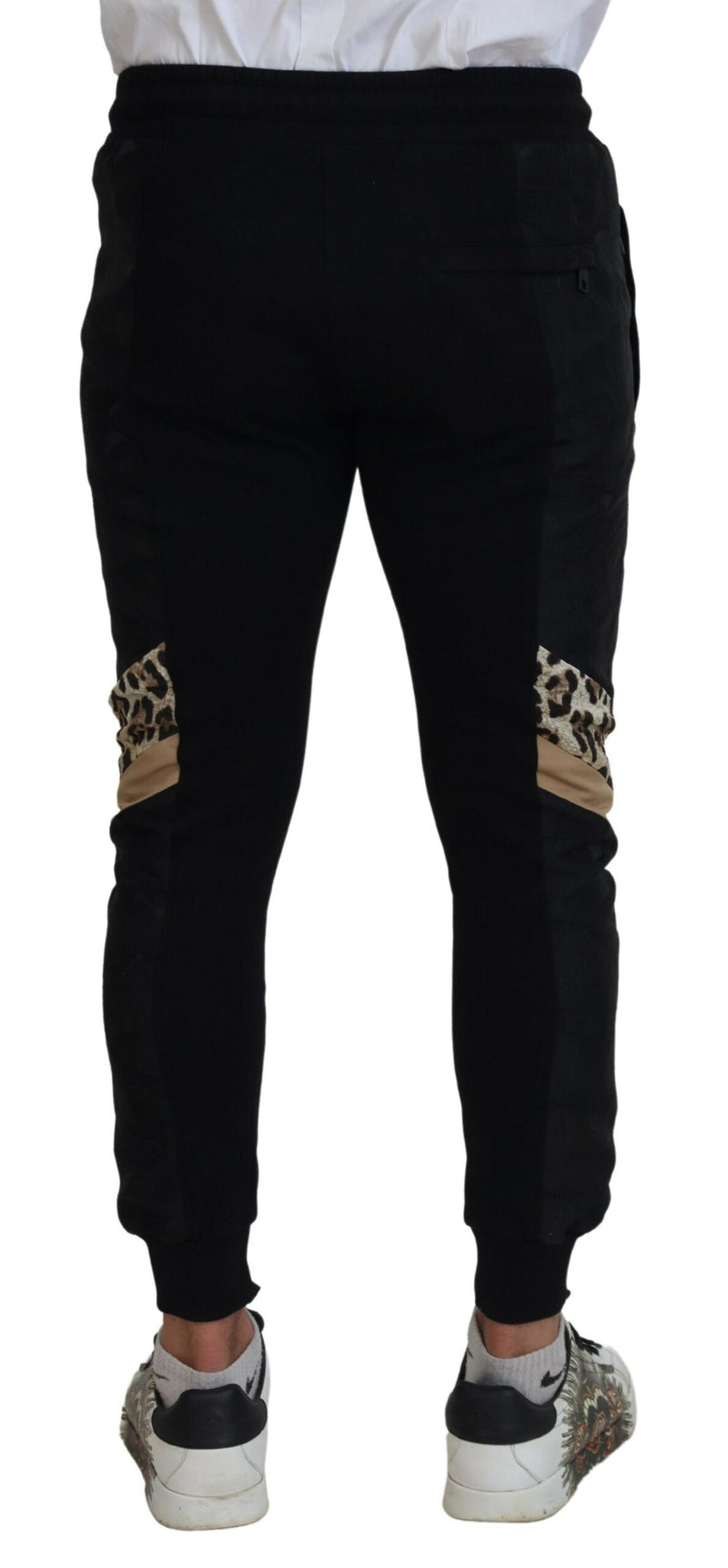 Elegant Black Jogger Pants for the Modern Man Dolce & Gabbana