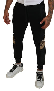 Elegant Black Jogger Pants for the Modern Man Dolce & Gabbana