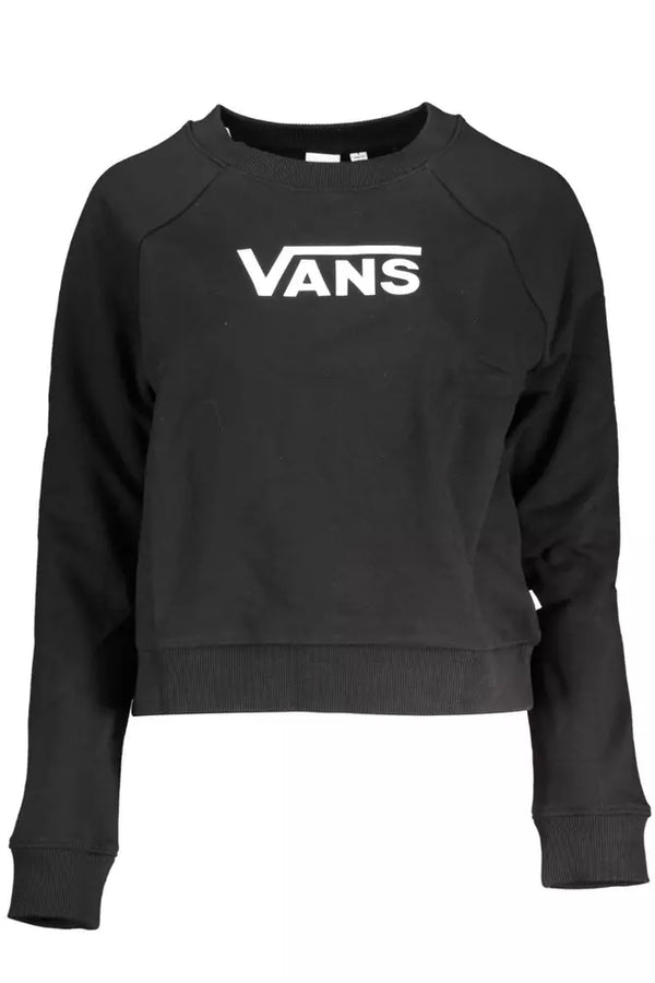 Black Cotton Women Sweater Vans