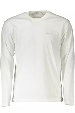 White Cotton Men T-Shirt Calvin Klein