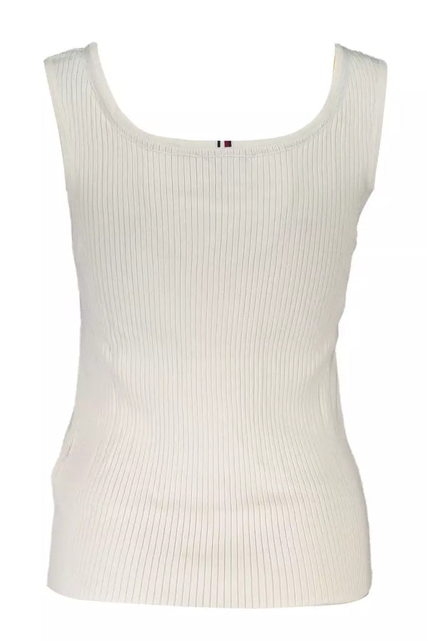 White Modal Women Top Tommy Hilfiger