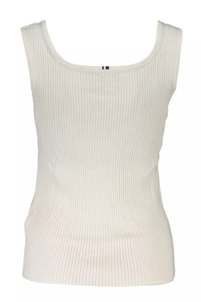 White Modal Women Top Tommy Hilfiger