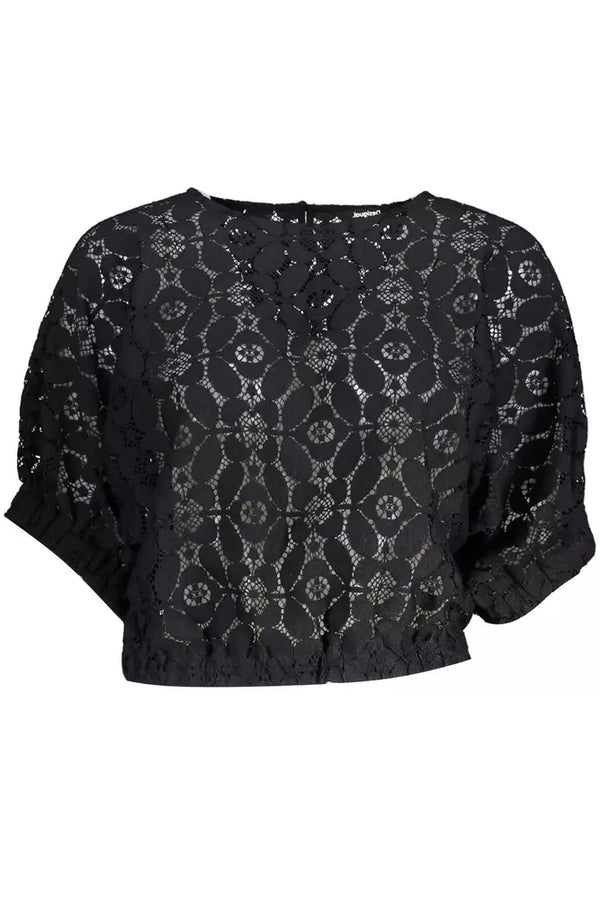 Black Polyester Women Blouse Desigual