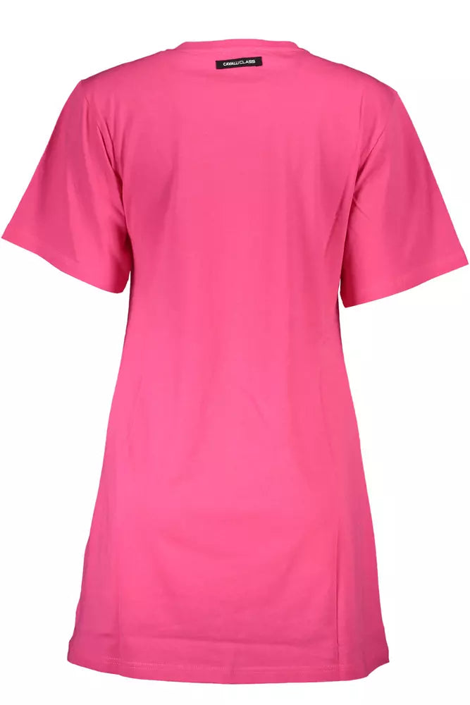 Pink Cotton Women Top Cavalli Class