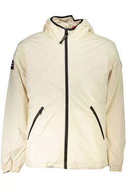 White Polyamide Men Jacket Napapijri