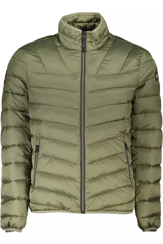 Green Polyamide Men Jacket Napapijri