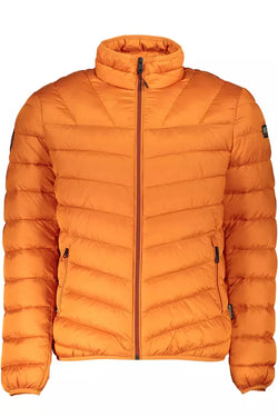 Orange Polyamide Men Jacket Napapijri