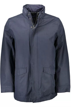 Blue Polyester Men Jacket Gant