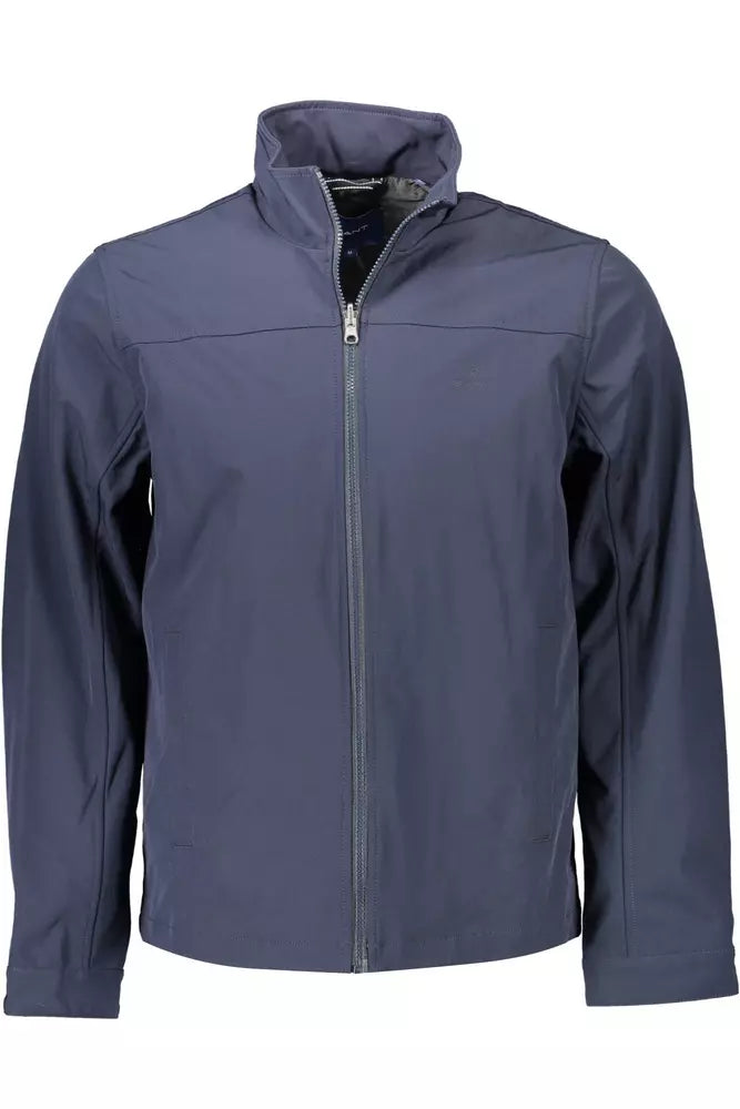 Blue Polyester Men Jacket Gant