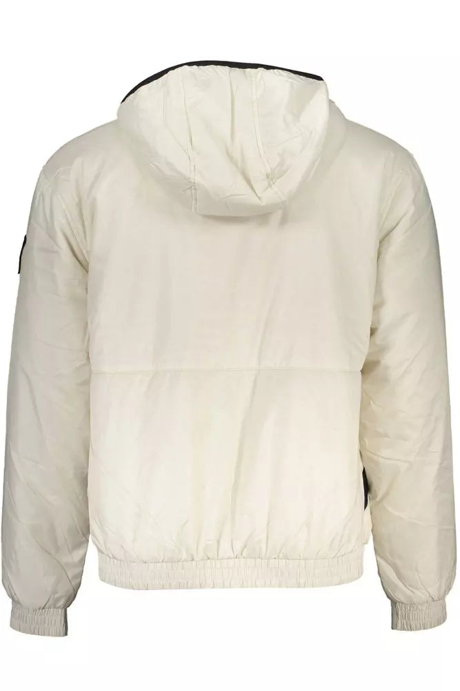 Beige Polyester Men Jacket Calvin Klein