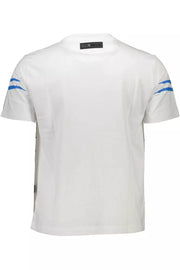 White Cotton Men T-Shirt Plein Sport