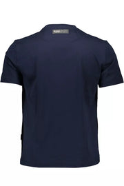 Blue Cotton Men T-Shirt Plein Sport