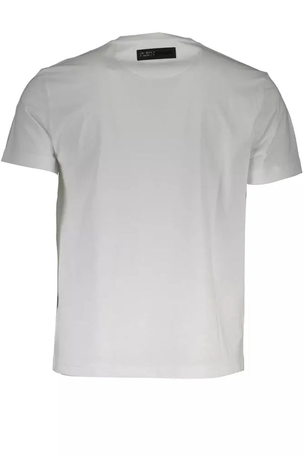 White Cotton Men T-Shirt Plein Sport