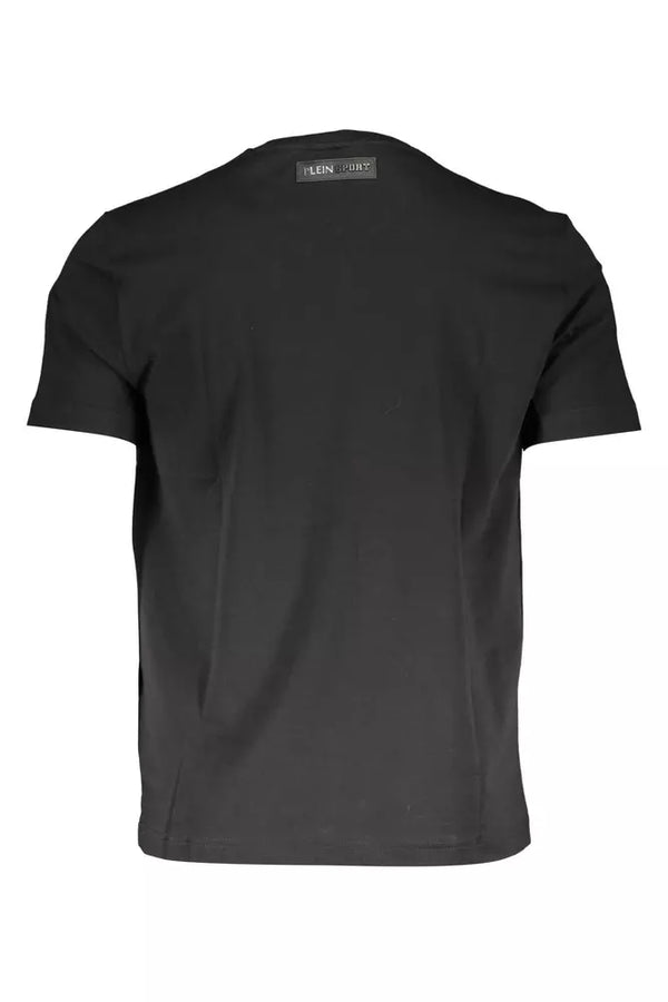 Black Cotton Men TShirt Plein Sport