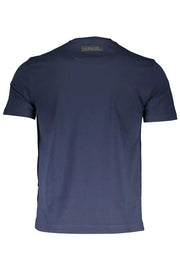 Blue Cotton Men T-Shirt Plein Sport