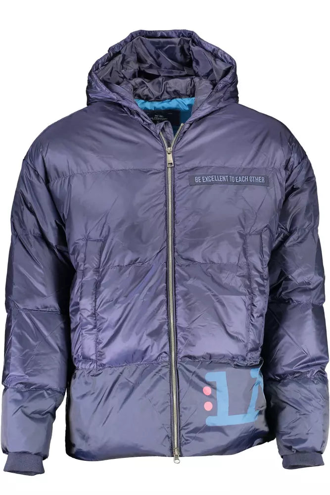 Blue Feather Men Jacket La Martina