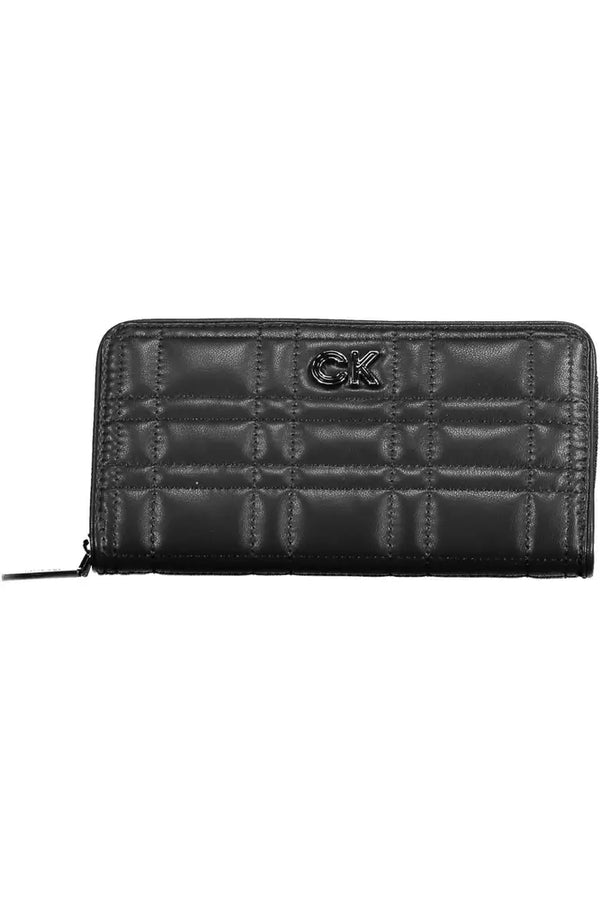 Black Polyester Women Wallet Calvin Klein