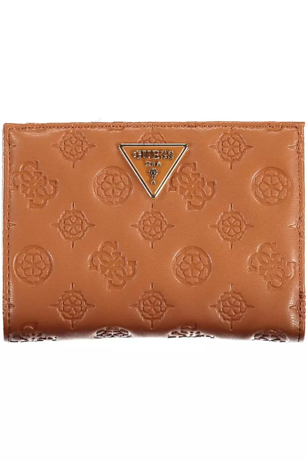 Brown Polyethylene Women Wallet Guess Jeans