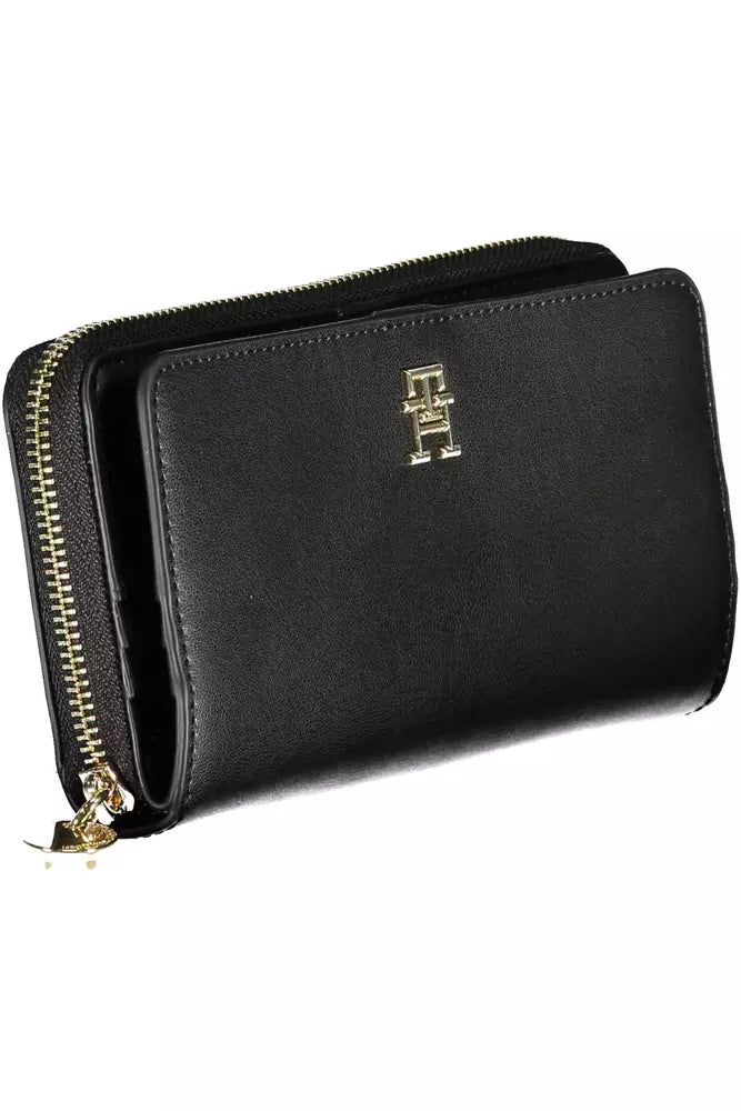 Black Polyethylene Women Wallet Tommy Hilfiger