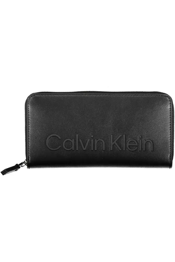 Black Polyethylene Women Wallet Calvin Klein