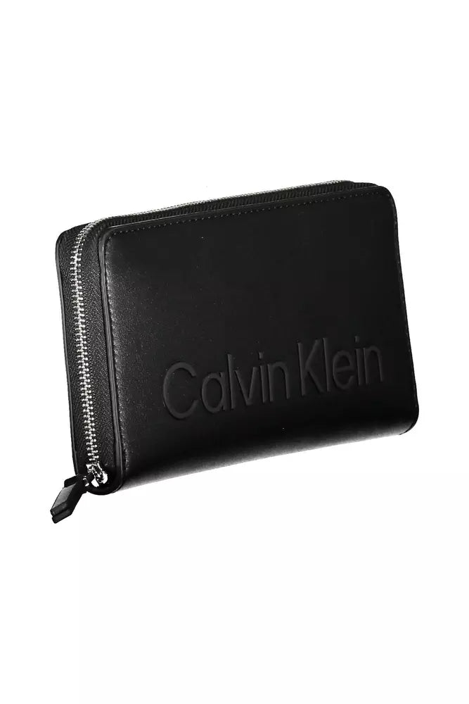 Black Polyethylene Women Wallet Calvin Klein