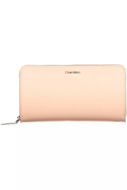 Pink Polyethylene Women Wallet Calvin Klein