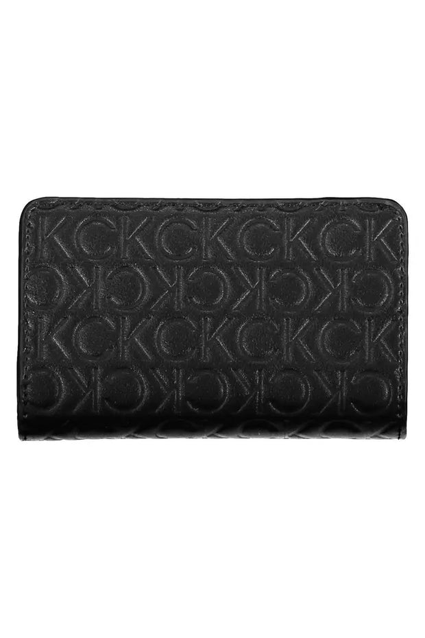 Black Polyester Women Wallet Calvin Klein