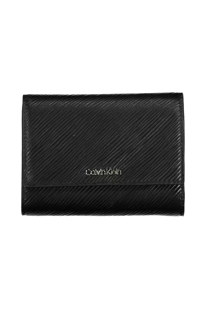 Black Polyethylene Women Wallet Calvin Klein