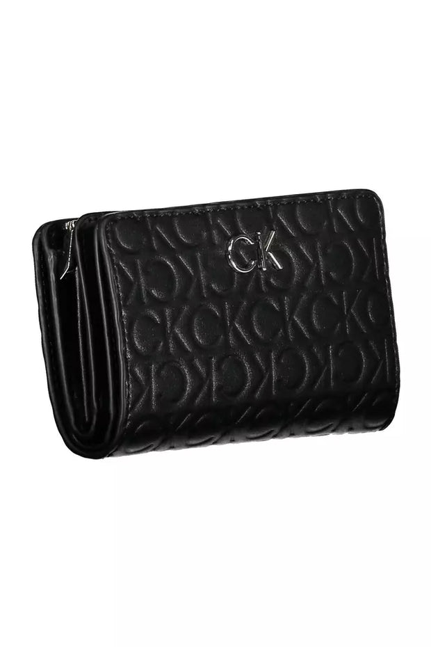 Black Polyester Women Wallet Calvin Klein