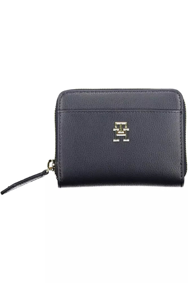 Blue Polyester Women Wallet Tommy Hilfiger